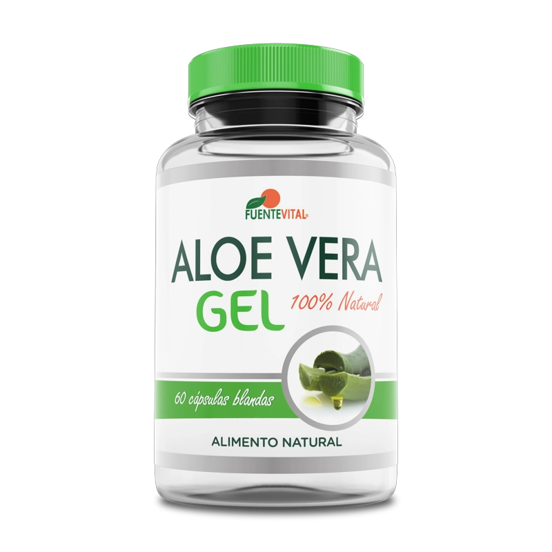 PACK 2 FRASCOS SUPLEMENTO ALIMENTICIO FUENTE VITAL ALOE VERA CAPSULAS SOFTGEL 60 UN C/U - 2