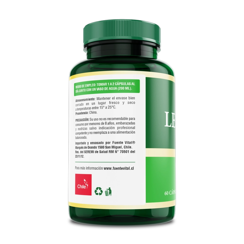 PACK 2 FRASCOS SUPLEMENTO ALIMENTICIO FUENTE VITAL LECITINA SOYA CAPSULAS SOFTGEL 60 UN C/U - 3