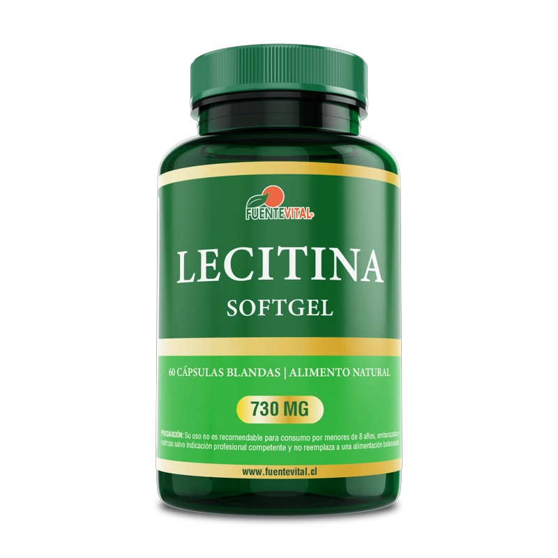 PACK 2 FRASCOS SUPLEMENTO ALIMENTICIO FUENTE VITAL LECITINA SOYA CAPSULAS SOFTGEL 60 UN C/U - 4