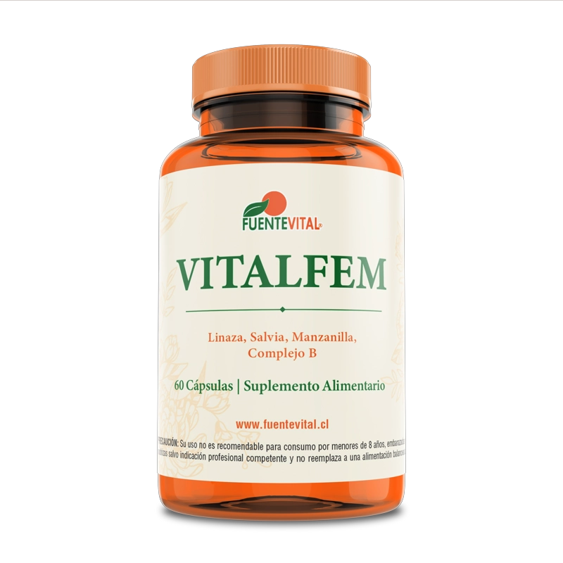 PACK DE 2 VITALFEM FUENTE VITAL (EX MENOPAS) CAPSULA DURA 2 FRASCOS POR 60 CAPSULAS C/U - 4