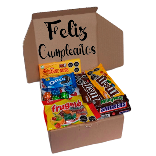 CAJA BOX SORPRESA CHOCOLATES FELIZ CUMPLEAÑOS - 1