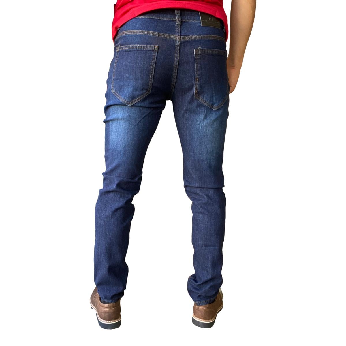 PANTALÓN JEANS SLIM FIT AZUL OSCURO - 8
