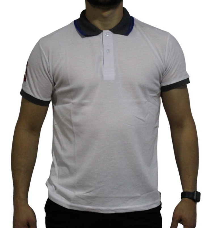 POLERA PIQUE SLIM FIT BLANCO - 1