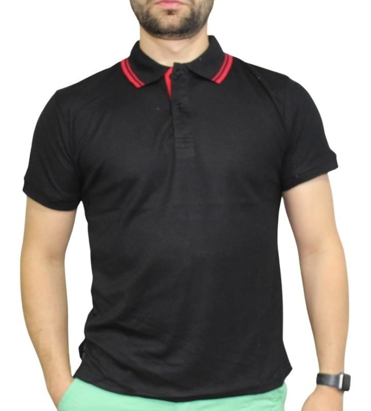 POLERA CUELLO PIQUE AJUSTADA - 1
