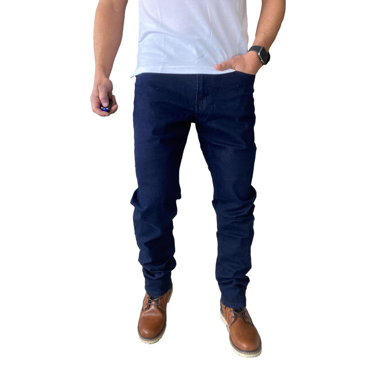 JEANS HOMBRE ELASTICADOS SLIM AZUL - AZUL MARINO - 44 - 1
