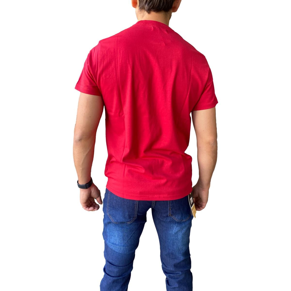 POLERA ALGODÓN ROJO HOMBRE - 2
