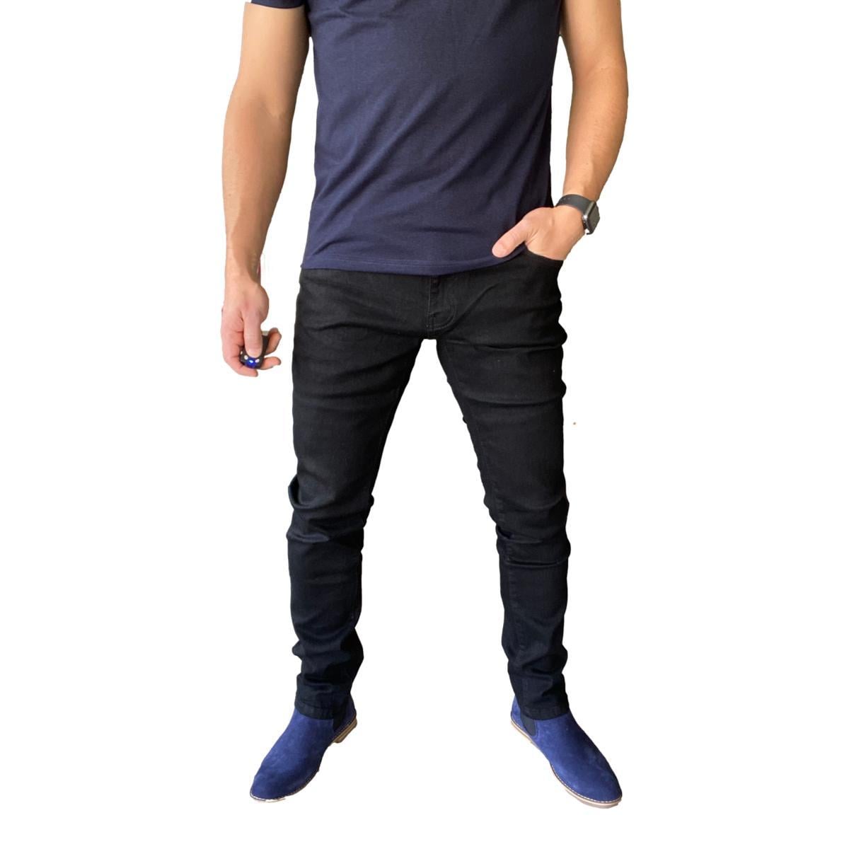 JEANS ALGODÓN HOMBRE MOSAICO NEGRO SLIM FIT - 4
