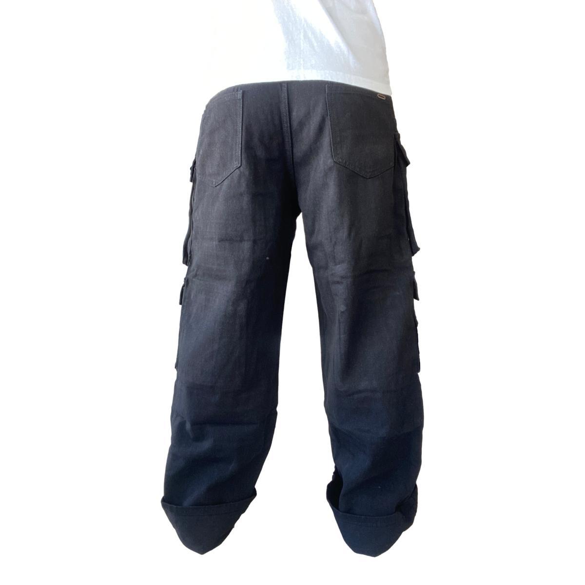 JEANS DIÁBOLO CARGO ANCHO WIDE LEG HOMBRE - CAFÉ - 40 - 7