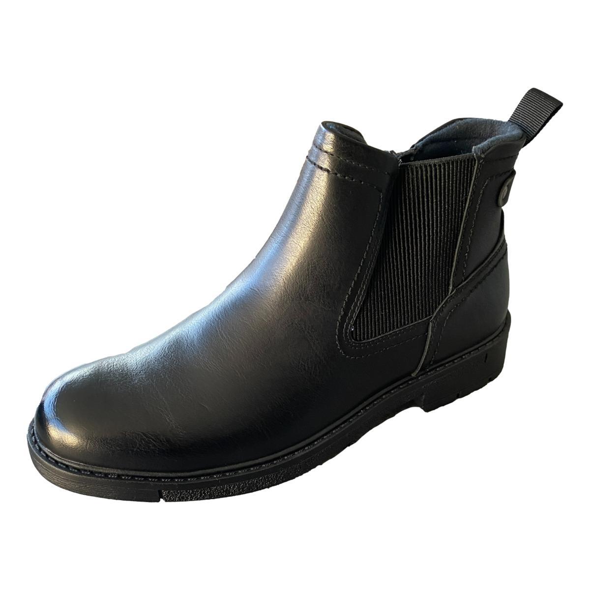 BOTÍN CHELSEA BOOT CIERRE HOMBRE - EN COLOR NEGRO - 41 - 1