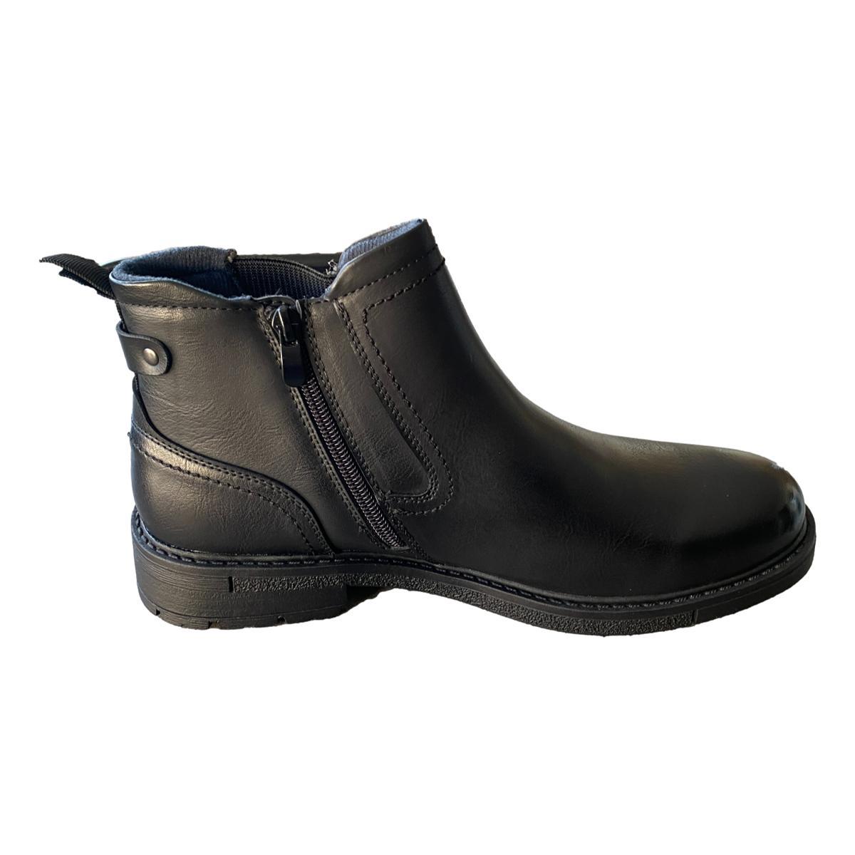 BOTÍN CHELSEA BOOT CIERRE HOMBRE - EN COLOR NEGRO - 41 - 3