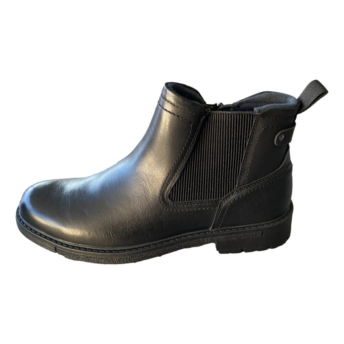 BOTÍN CHELSEA BOOT CIERRE HOMBRE - EN COLOR NEGRO - 41 - 4