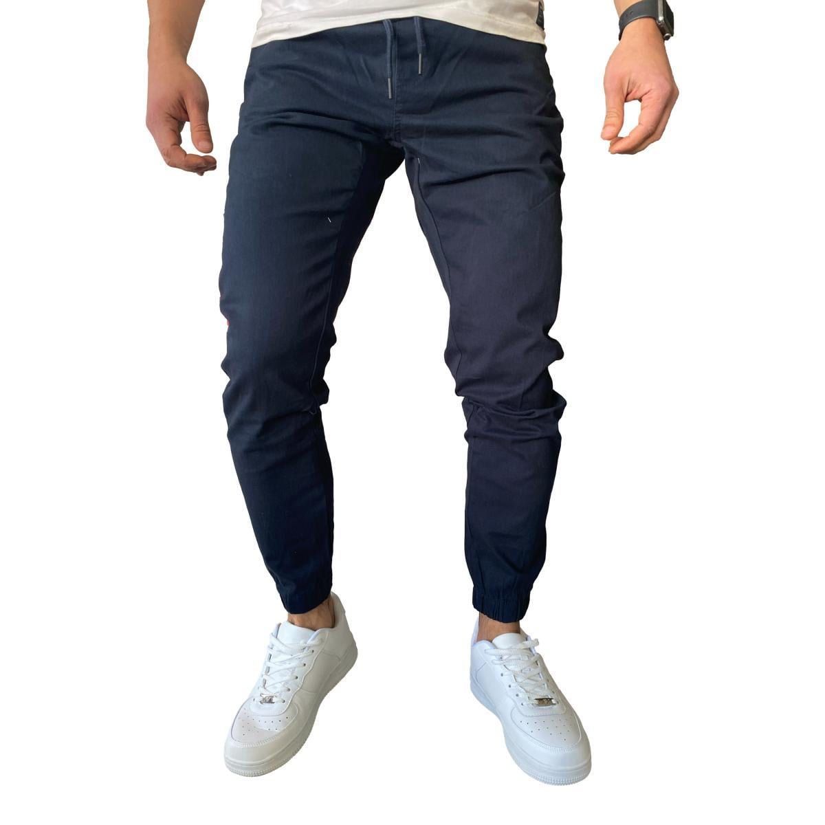 JOGGER MOSAICO PANTALON SLIM FIT ELASTICADO COLORES - CAQUI - 48 - 1