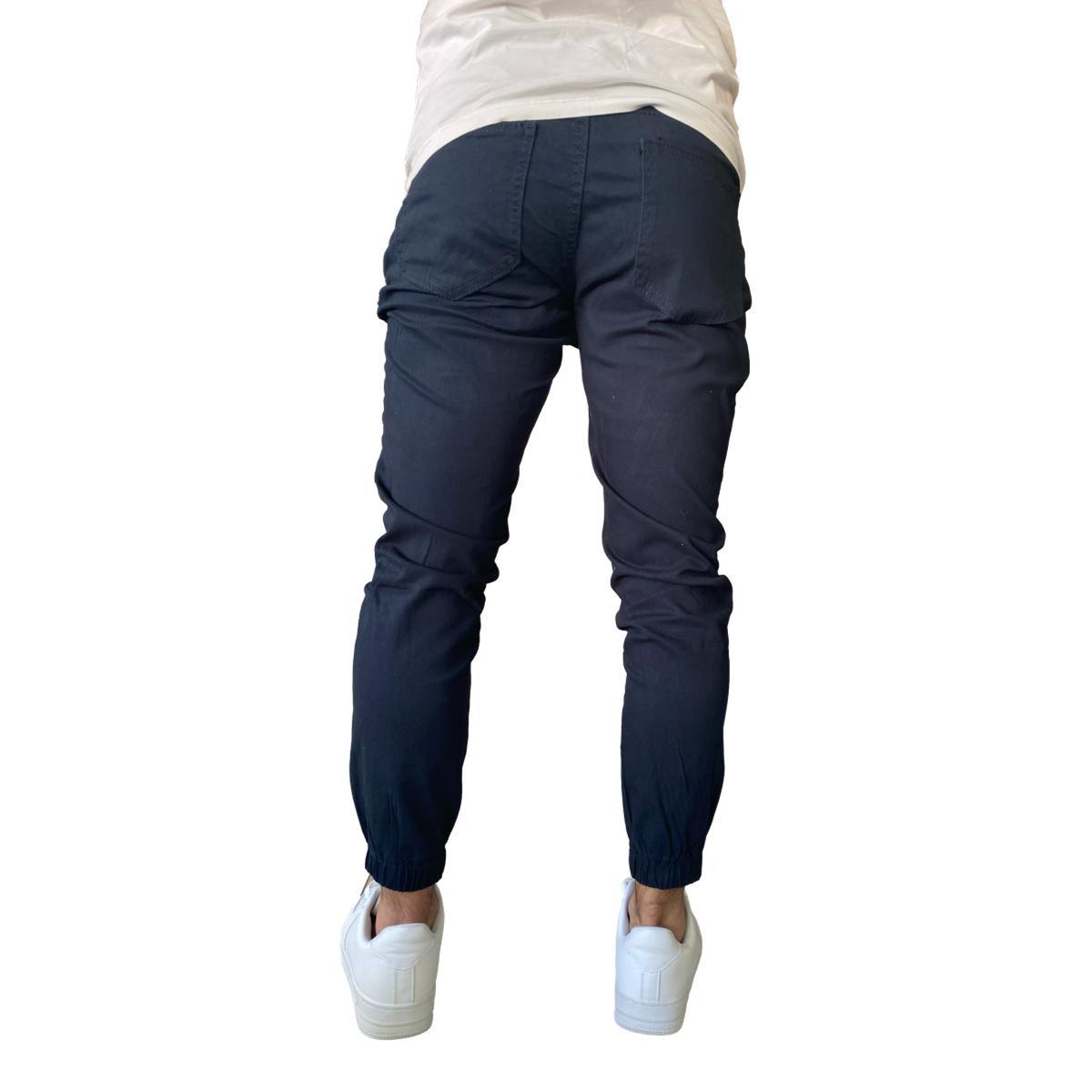 JOGGER MOSAICO PANTALON SLIM FIT ELASTICADO COLORES - CAQUI - 48 - 4