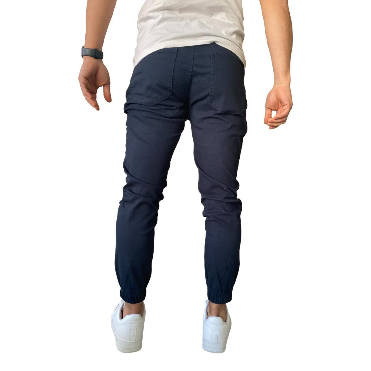 JOGGER MOSAICO PANTALON SLIM FIT ELASTICADO COLORES - CAQUI - 48 - 6