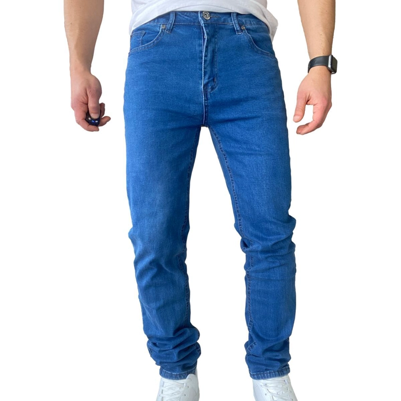 JEANS HOMBRE ELASTICADOS SLIM FIT AZUL MEDIO - 48 - 7