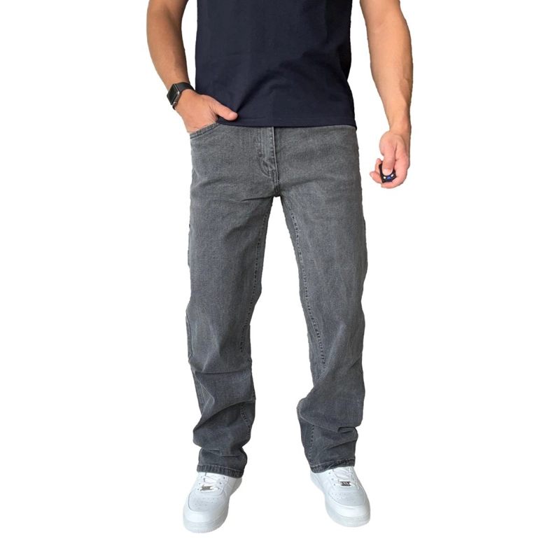 JEANS ELASTICADOS RECTOS STRAIGHT FIT GRIS - 50 - 1