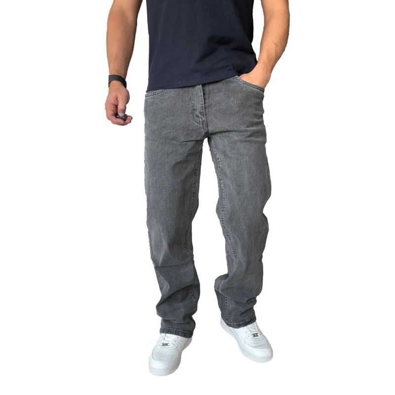 JEANS ELASTICADOS RECTOS STRAIGHT FIT GRIS - 50 - 2