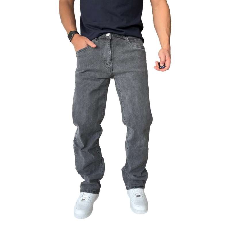 JEANS ELASTICADOS RECTOS STRAIGHT FIT GRIS - 50 - 5