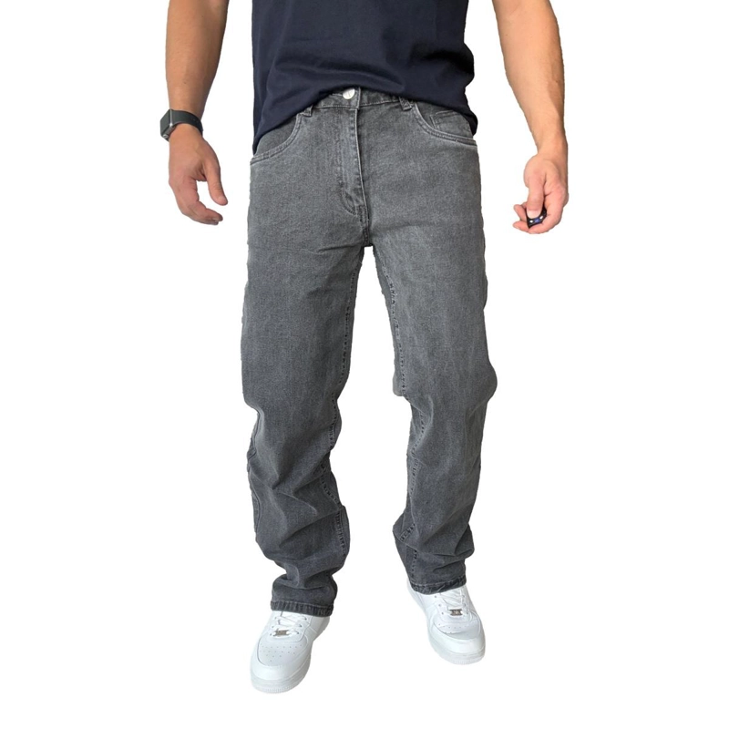 JEANS ELASTICADOS RECTOS STRAIGHT FIT GRIS - 50 - 6