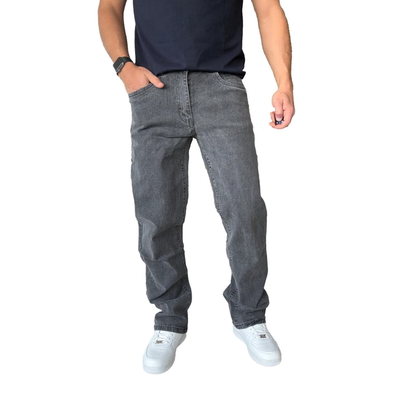 JEANS ELASTICADOS RECTOS STRAIGHT FIT GRIS - 50 - 7