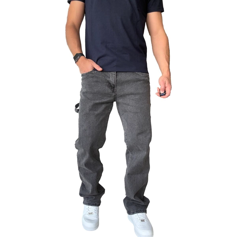 JEANS CARGO ELASTICADO RECTO GRIS - 50 - 2