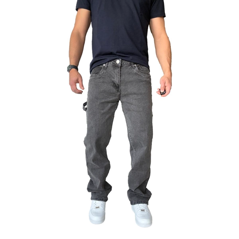 JEANS CARGO ELASTICADO RECTO GRIS - 50 - 3