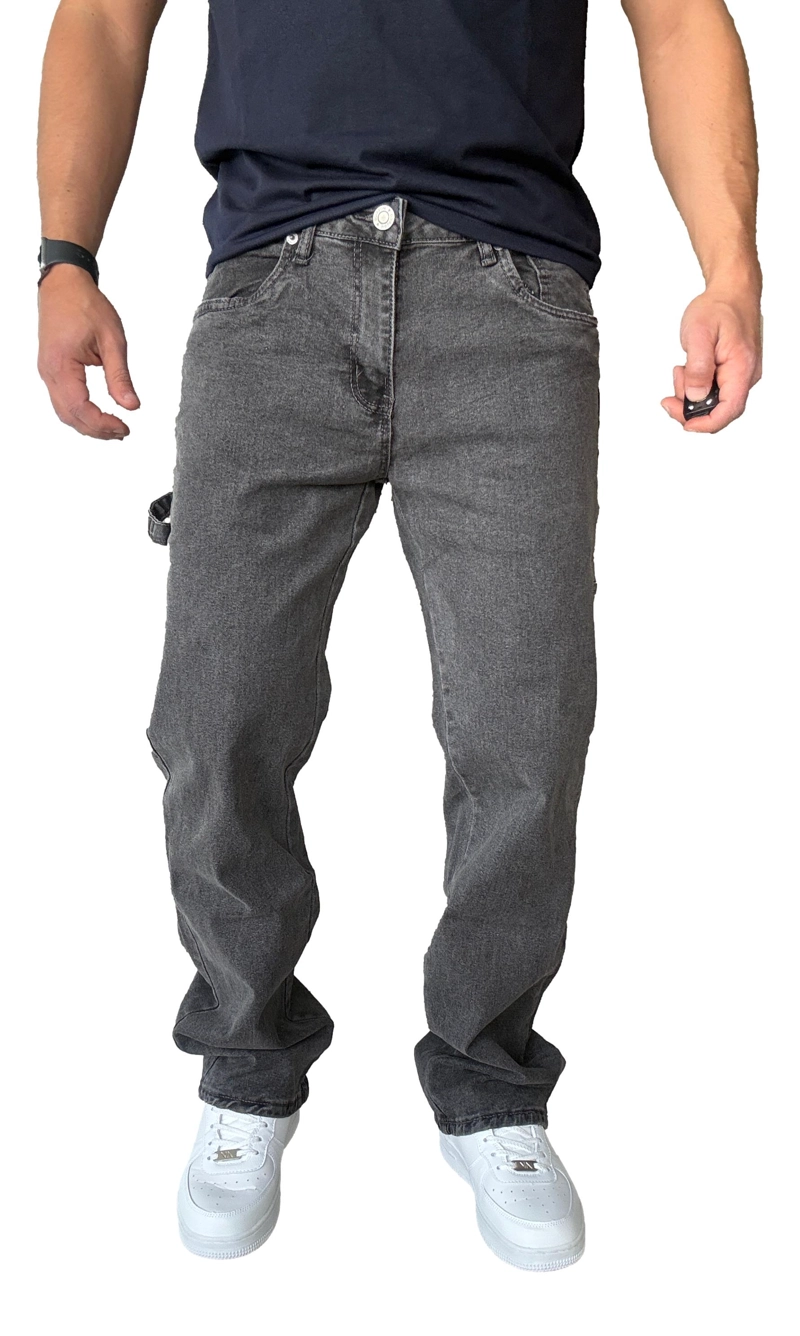 JEANS CARGO ELASTICADO RECTO GRIS - 50 - 5