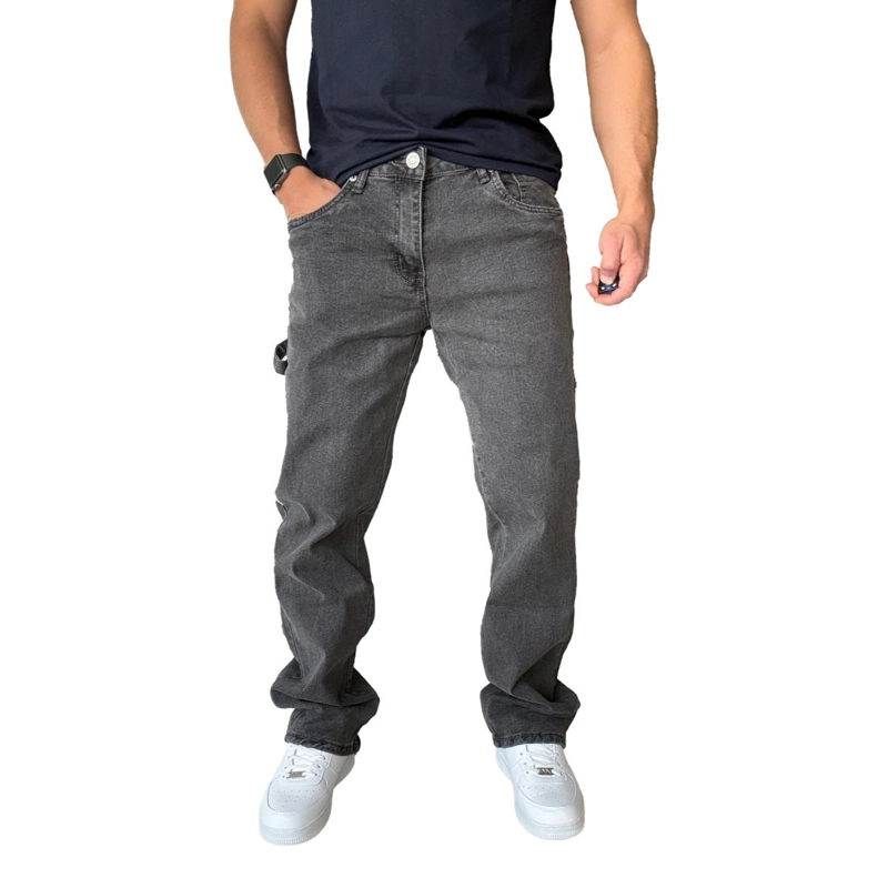 JEANS CARGO ELASTICADO RECTO GRIS - 50 - 6