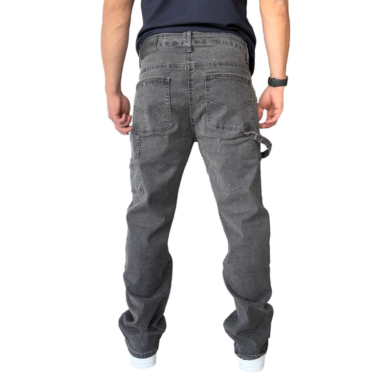 JEANS CARGO ELASTICADO RECTO GRIS - 50 - 9