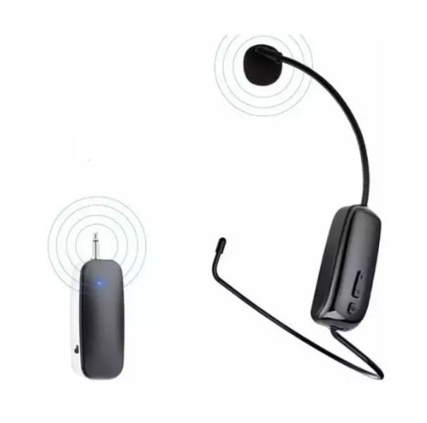 MICROFONO INALAMBRICO DE CINTILLO BLUETOOTH 5.0 PORTATIL - 4