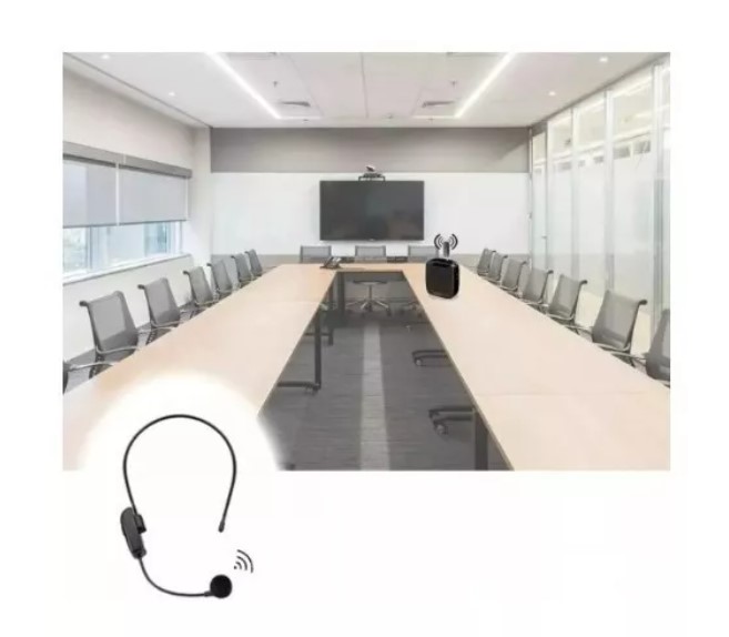 MICROFONO INALAMBRICO DE CINTILLO BLUETOOTH 5.0 PORTATIL - 6