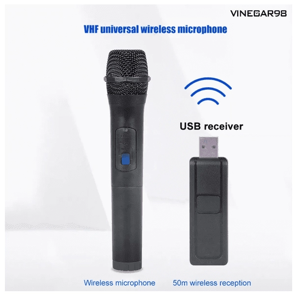 MICRÓFONO KARAOKE INALÁMBRICO USB - 1