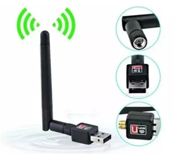 ANTENA ADAPTADOR LAN WIFI USB 2.0 1.200 MBPS - 1
