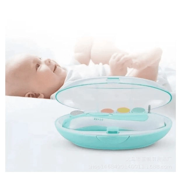 LIMADOR ELECTRICO UÑAS PARA BEBE GUAGUA CORTA UÑAS ROSA - 2