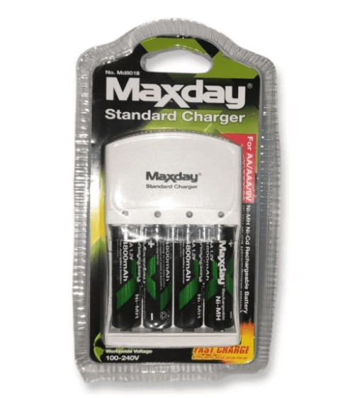PILAS PACK 2 AA RECARGABLES 4800 MAH MAXDAY - 2