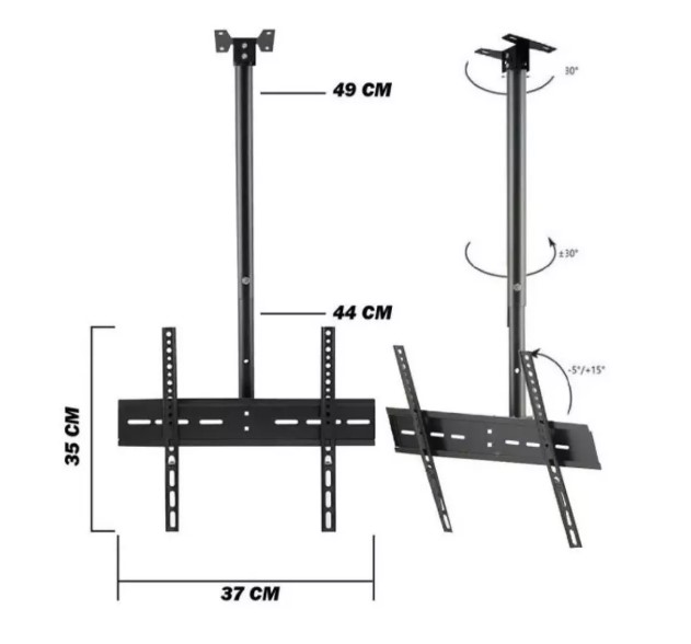 SOPORTE PARA TV BASE TECHO LCD PLASMA LED DE 20 A 55 PULGADAS - 3