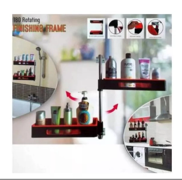 ORGANIZADOR ESQUINERO DOS NIVELES PARA COCINA O BAÑO - 1