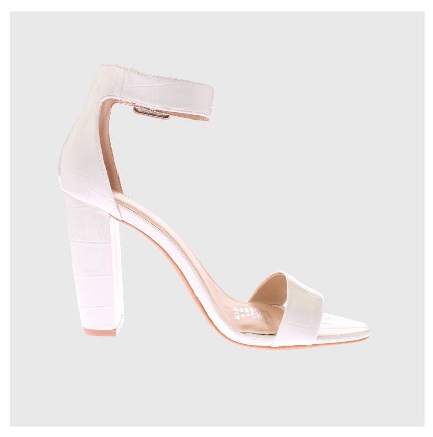 TACONES DE MUJER - SANDALIAS BLANCA, TALLA 40 - 4