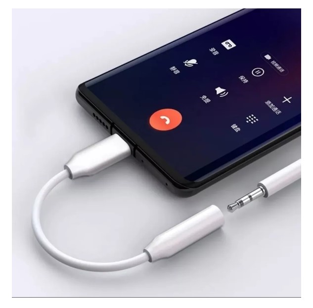 ADAPTADOR CONECTOR TIPO C - JACK 3.5MM (AUDÍFONOS) - 1