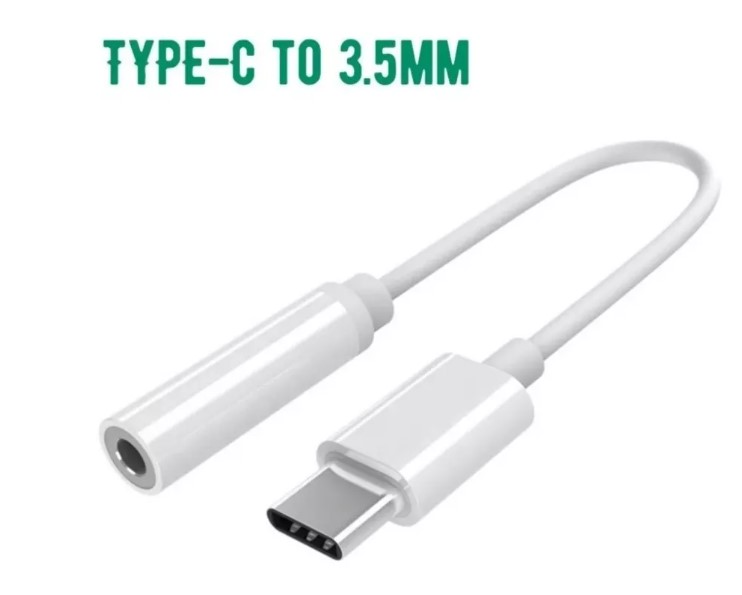 ADAPTADOR CONECTOR TIPO C - JACK 3.5MM (AUDÍFONOS) - 2