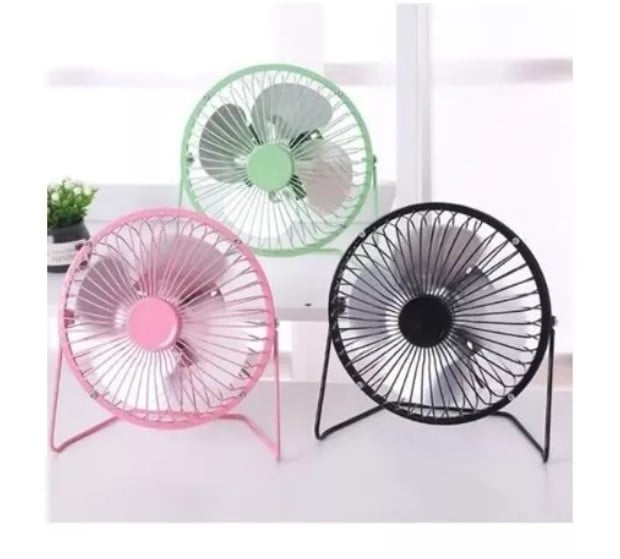 MINI VENTILADOR MESA - ESCRITORIO PORTATIL CARGA CON USB - 1