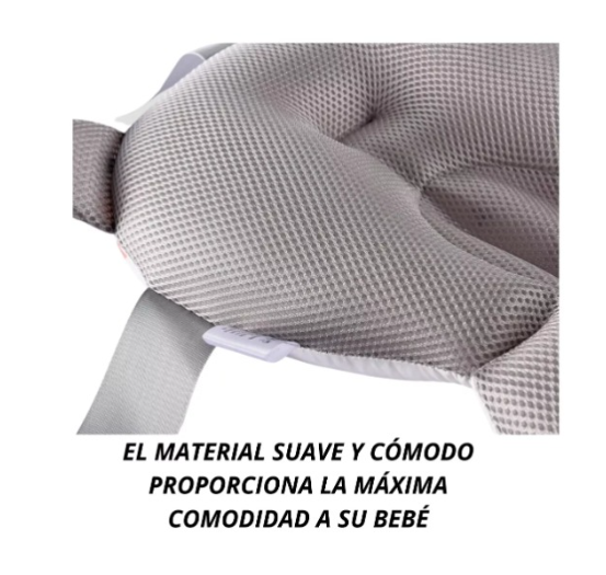COJÍN MALLA HAMACA D BAÑO BAÑERA TINA BEBÉ TIPO ASIENTO AZUL - 4