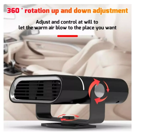 CALEFACTOR PARA AUTO 12V - 150W CALEFACCIÓN PORTÁTIL - 4