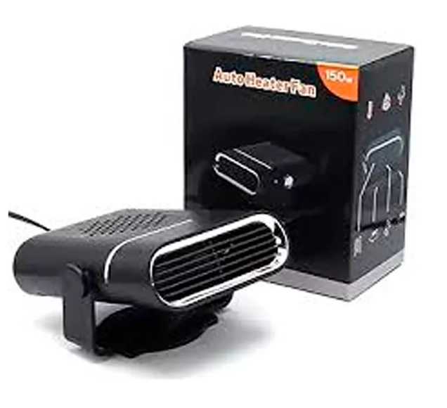 CALEFACTOR PARA AUTO 12V - 150W CALEFACCIÓN PORTÁTIL - 5