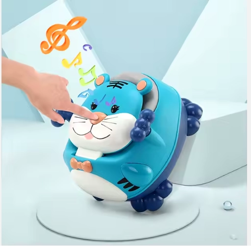 PELELA BAÑO NIÑOSAS APRENDIZAJE TIPO WC ANIMALES AZUL - 3