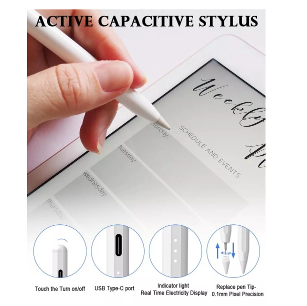 LAPIZ STYLUS PEN PARA TABLET / CELULAR  IOS Y ANDROID - 2