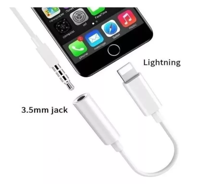 ADAPTADOR DE AUDIO 35MM AUXILIAR PARA IPHONE IPAD TIPO C JACK - 3