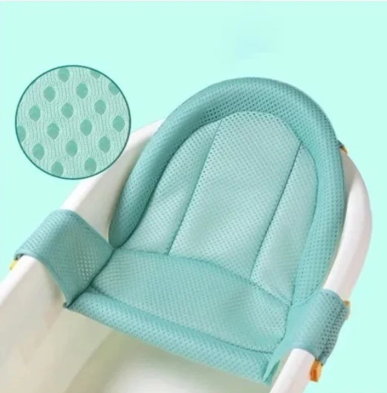 HAMACA MALLA DE TINA DUCHA BAÑERA PARA BEBE  RED DE BAÑO AZUL - 1