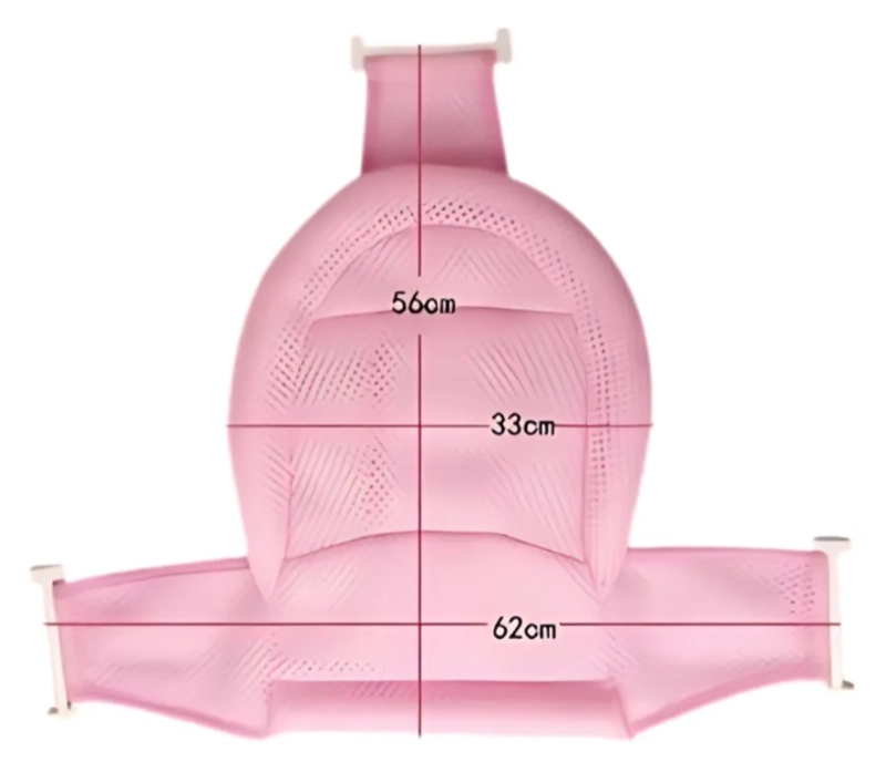 HAMACA MALLA DE TINA DUCHA BAÑERA PARA BEBE  RED DE BAÑO  ROSA - 2
