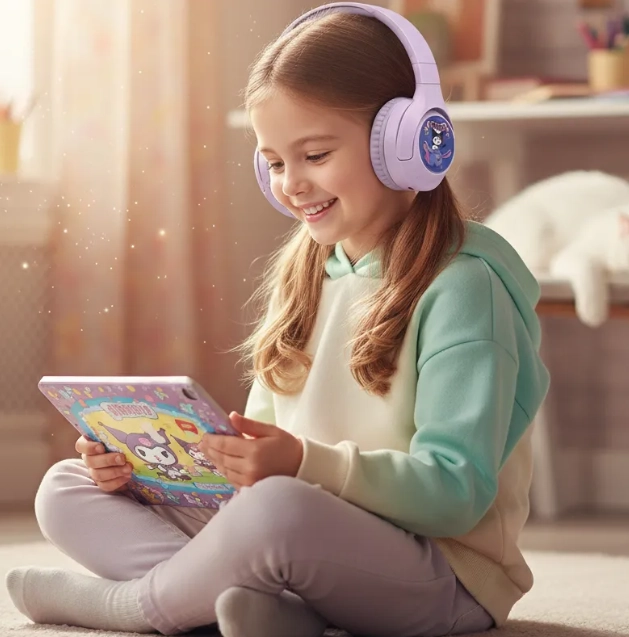 AUDIFONOS KUROMI BLUETOOTH ON EAR CON DISEÑOS INTERCAMBIABLE BLUETOOTH - 2
